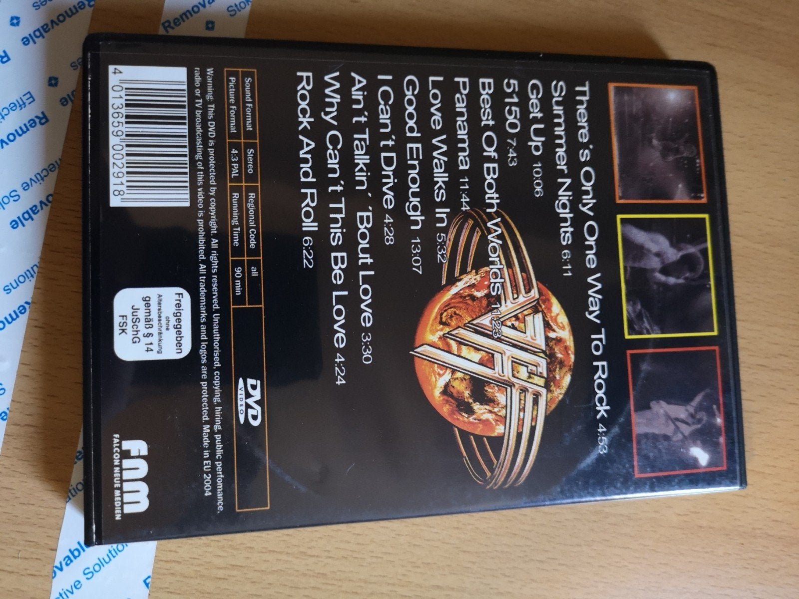 Van Halen dvd, Alle leeftijden, Ophalen of Verzenden, Zo goed als nieuw