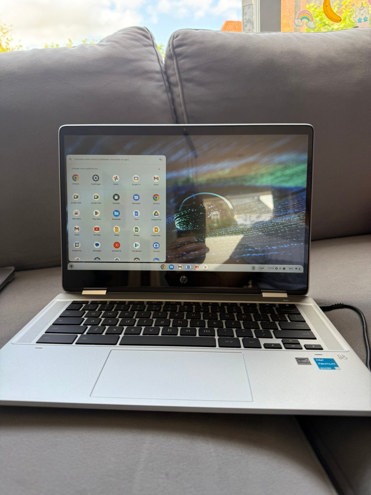 HP Chromebook x360 (14b-cb0811nd), Ophalen, 14 inch, 8 GB, Touchscreen