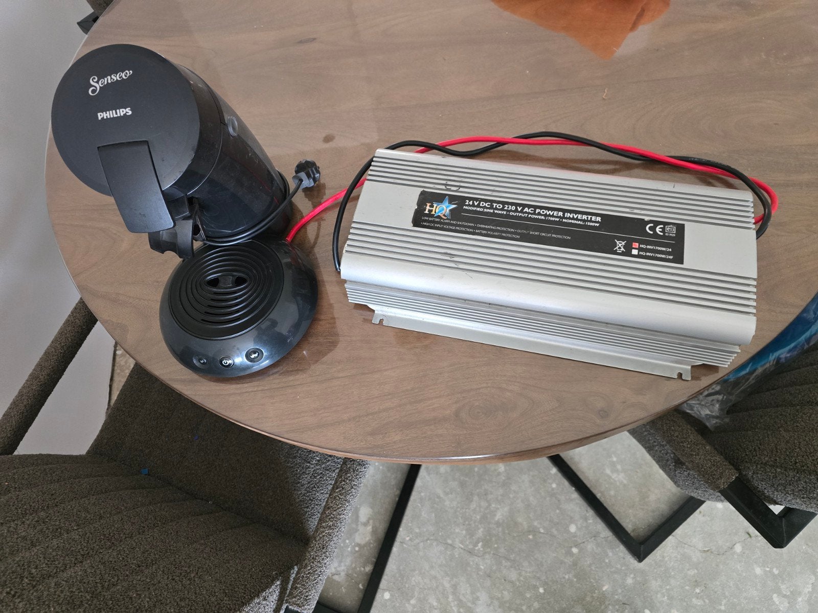 Omvormer 1700W met omgebouwde senseo 700W, Ophalen of Verzenden, Overige merken