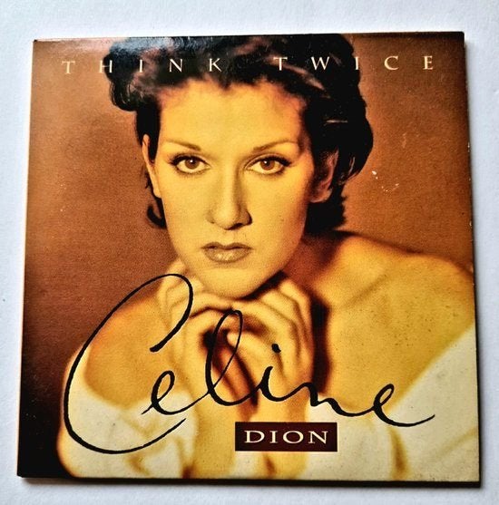 Celine Dion - Think twice (top 2000) 4trk. CDsingle Nw./Or., Ophalen of Verzenden, Zo goed als nieuw, Pop