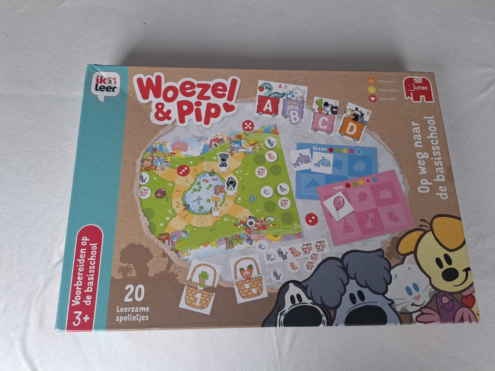 spel woezel en pip op weg naar de Basisschool, Ophalen of Verzenden, Jongen of Meisje
