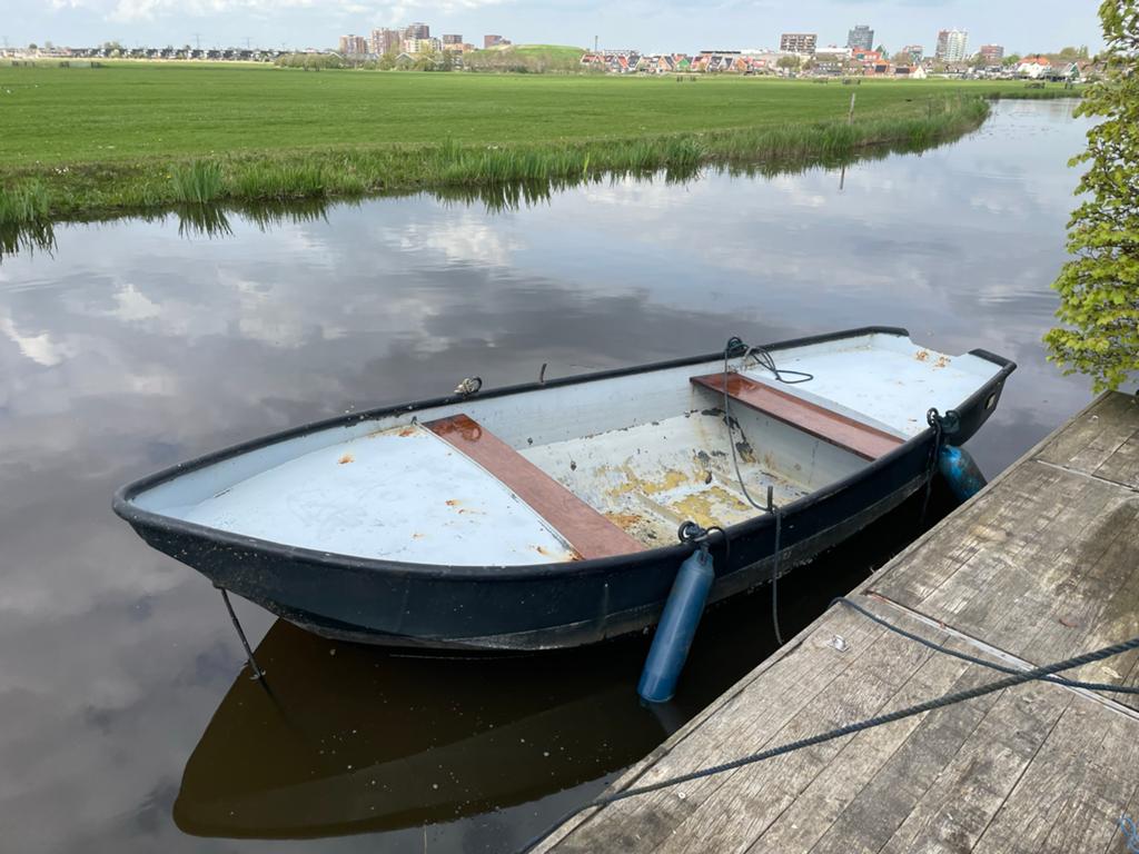 Stalen “Beenakker” sloep/vlet, Ophalen, Gebruikt, Staal, Vlet