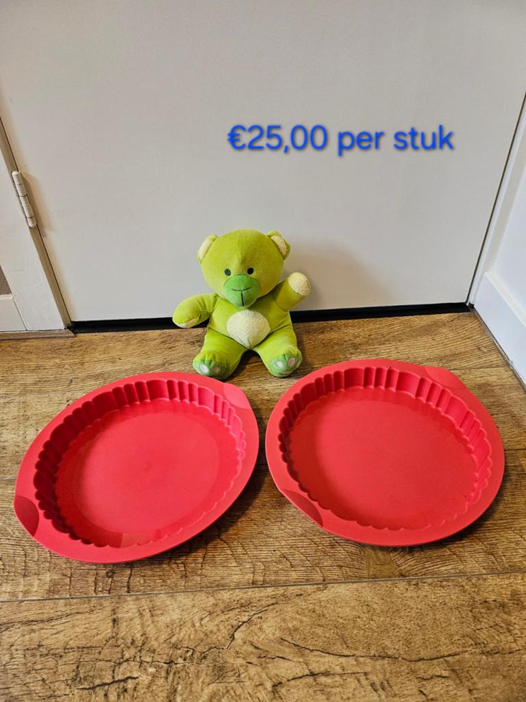 Tupperware multiflex vorm vlaaivorm rood, Ophalen of Verzenden, Nieuw, Rood, Overige typen