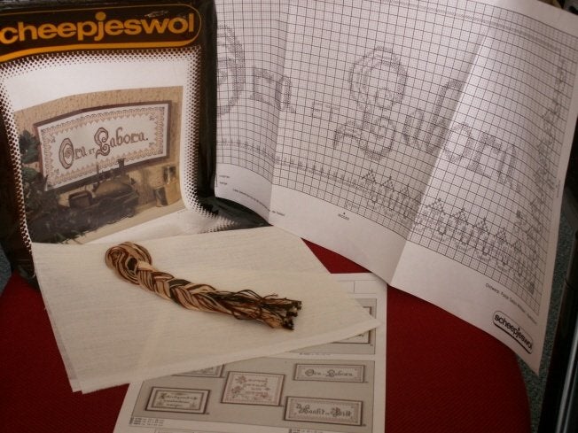 Compleet Scheepjeswol borduurpakket Ora et Labora, Ophalen of Verzenden, Nieuw, Patroon