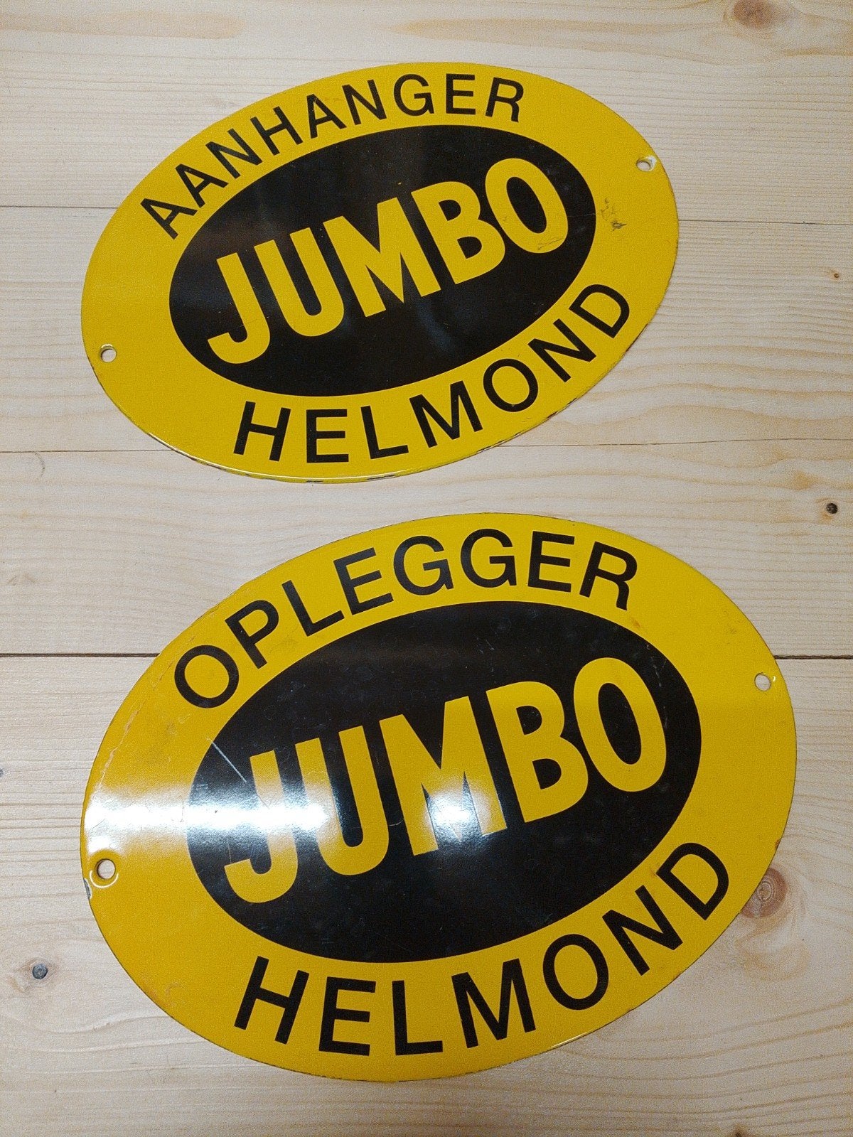 jumbo helmond emaile schildjes, Ophalen of Verzenden