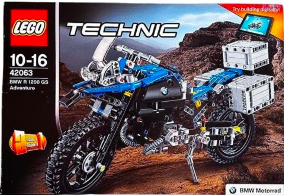 LEGO Technic 42063 BMW R 1200 GS Adventure, Kinderen en Baby's, Speelgoed | Duplo en Lego, Zo goed als nieuw, Lego, Complete set