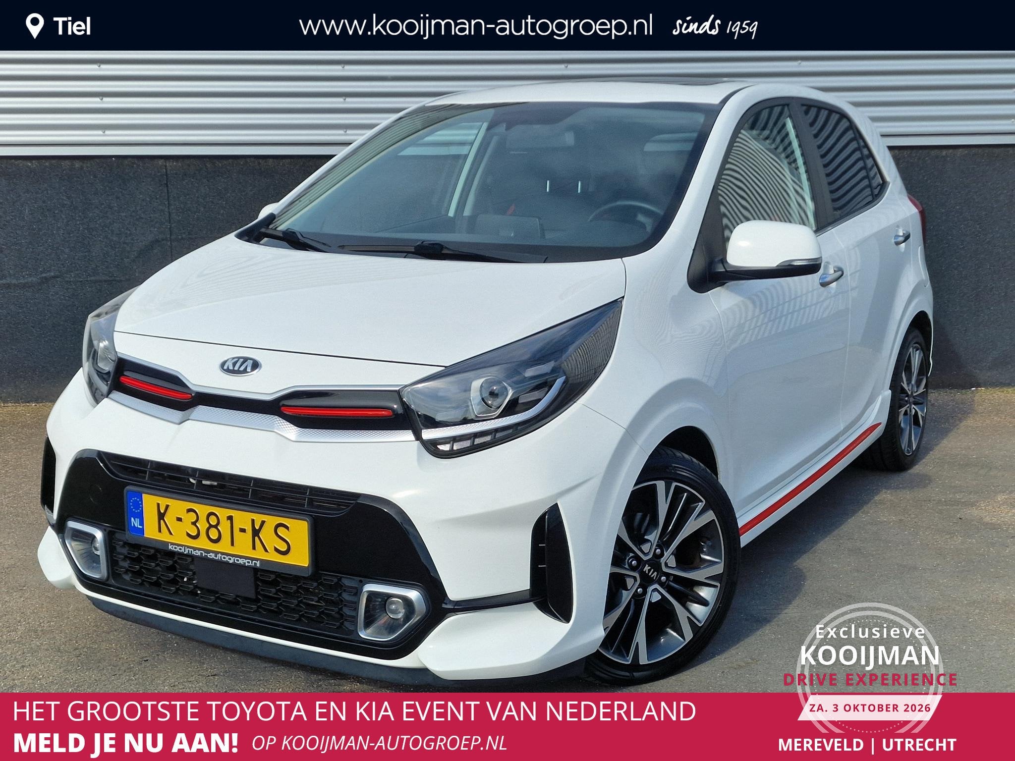 Kia Picanto 1.0 T-GDi GT-Line 5p 100PK! Schuif/kanteldak, 1e