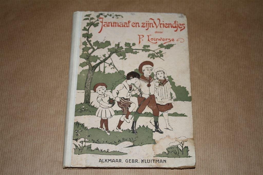 Janmaat en zijn vriendjes. P. Louwrse. Kluitman 1917., Ophalen of Verzenden, Zo goed als nieuw