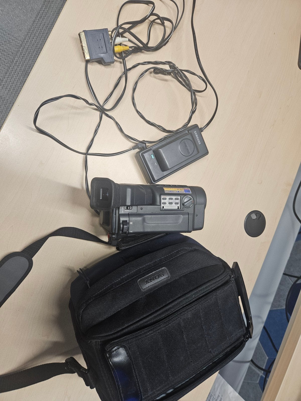 Samsung Video Camera 8 VP-A12 PAL - Gebruikt, Ophalen of Verzenden, 8mm, Camera