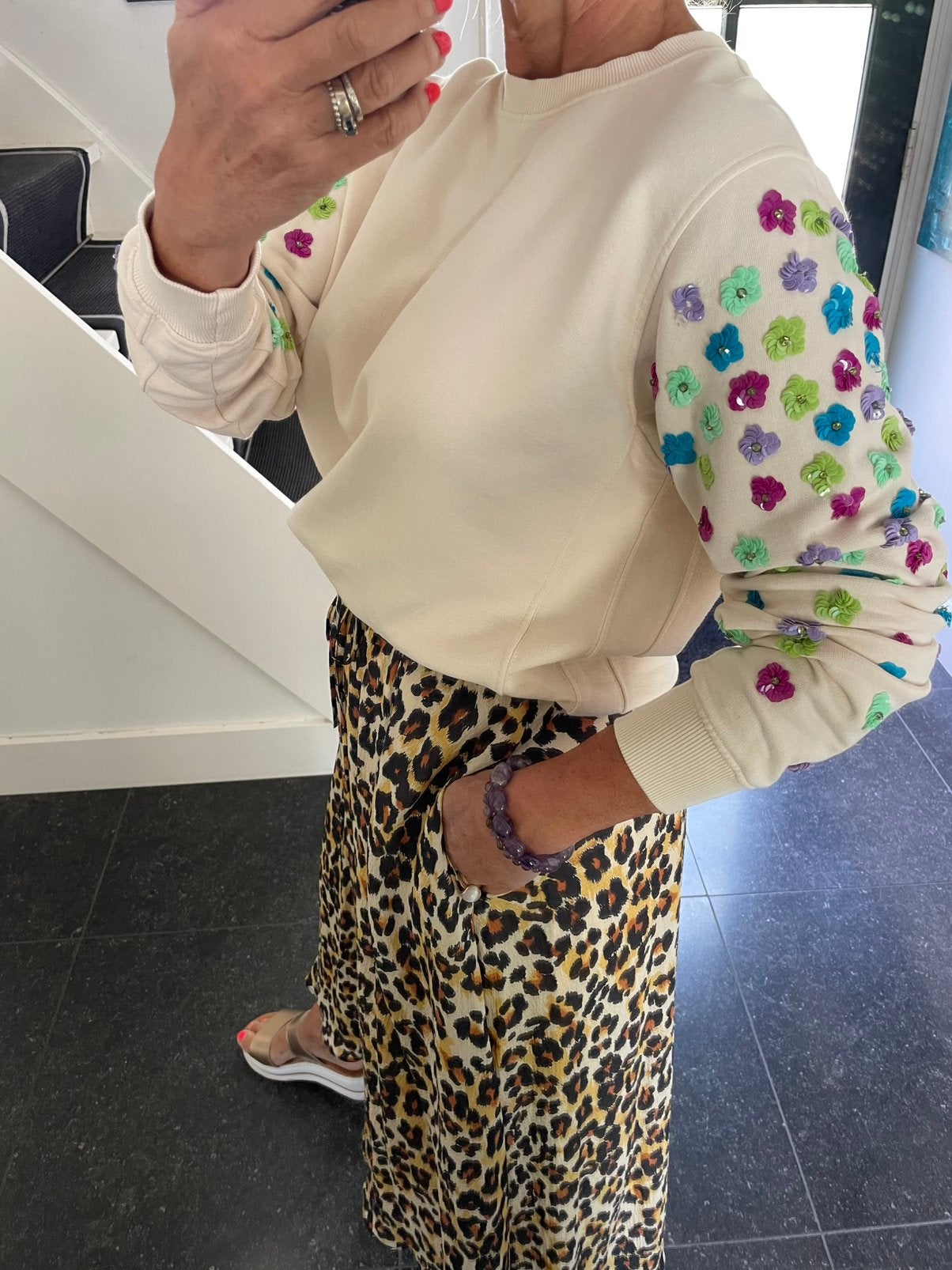 Essentiel Antwerp, prachtige/exclusieve sweater, S/M, Ophalen of Verzenden, Nieuw, Maat 38/40 (M), Beige