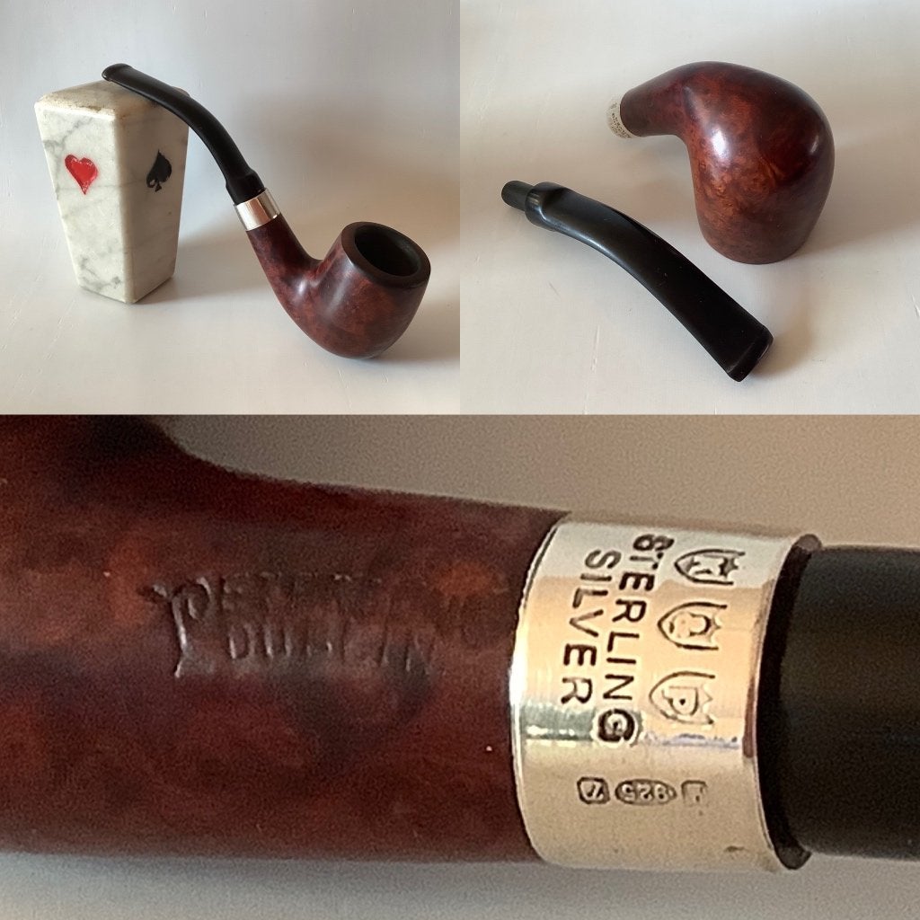 Antieke Peterson’s Pijp #65 Dublin 1912-1920 Sterling Zilver, Verzamelen, Ophalen of Verzenden, Gebruikt, (Water)pijp