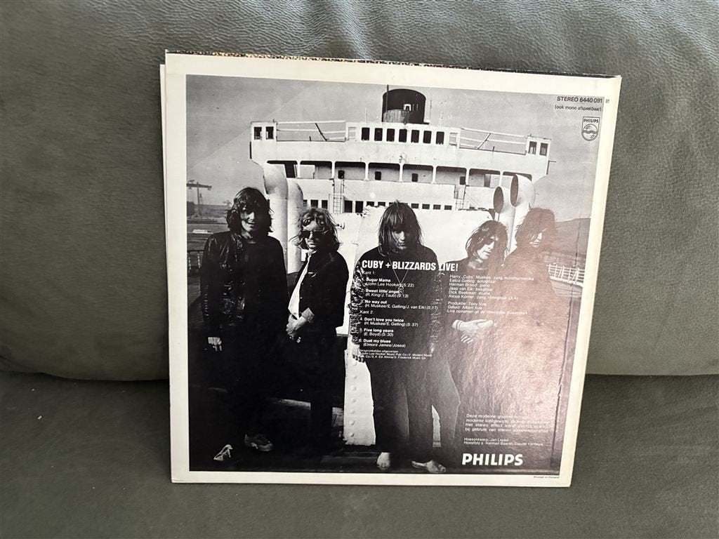 Cuby Blizzards - Live - P1556 - Vinyl - LP, Cd's en Dvd's, Ophalen of Verzenden, Zo goed als nieuw, 12 inch, Poprock