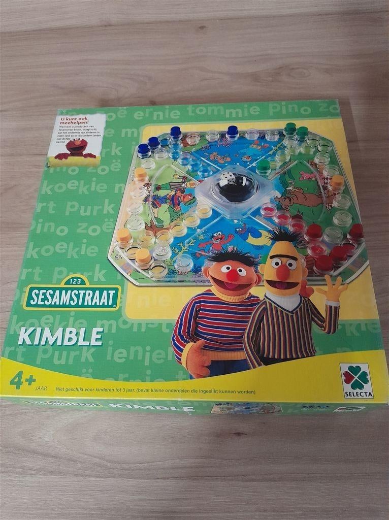 Sesamstraat kimble - mens erger je niet - s1482, Verzenden, Zo goed als nieuw