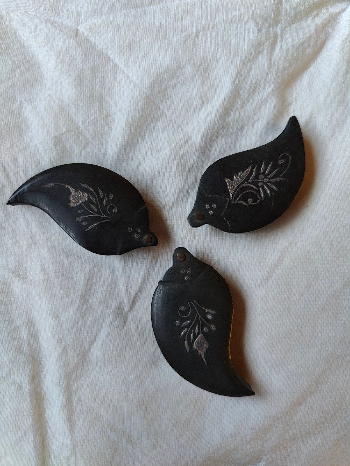 Set van 3 Vintage Indiase Kajal Doosjes (Oogpotlood), Ophalen of Verzenden