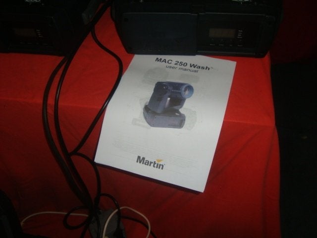 Gebruikt: Martin Mac 250 Wash moving head, 20260448, Ophalen, Overige typen, MARTIN, Mteurope@outlook.com