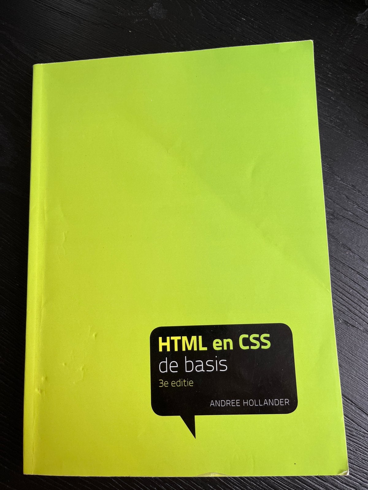 HTML en CSS de basis - 3e editie - Andree Hollander, Ophalen of Verzenden, Gelezen, Internet of Webdesign