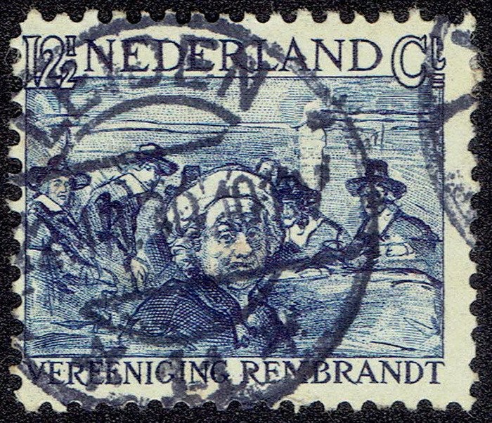 Nederland 1930, Rembrandt, 12½+5 cent, Postzegels en Munten, Ophalen of Verzenden, T/m 1940, Gestempeld