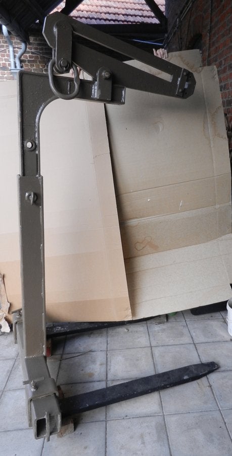 Pallethaak, Ophalen