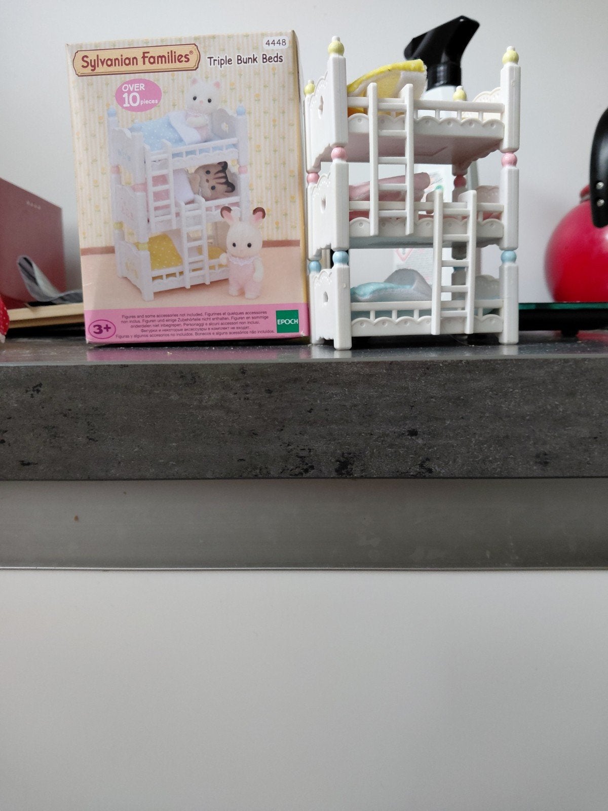 Sylvanian Families Drie Stapelbedden (Triple Bunk Beds), Ophalen of Verzenden, Zo goed als nieuw, Jongen of Meisje
