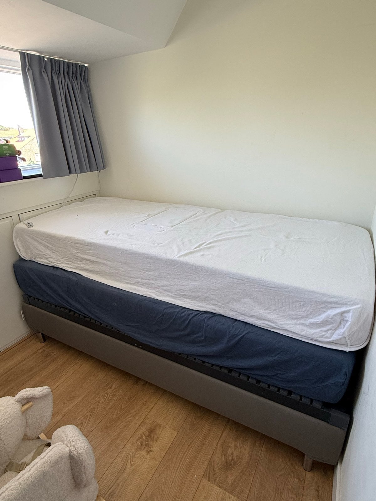 IKEA Espevär bed met matras - 90x200 cm, Ophalen, Gebruikt, Eenpersoons, 90 cm