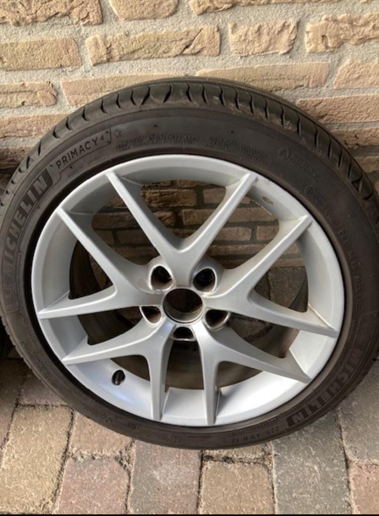Saab velgen alu50, Ophalen, Gebruikt, Banden en Velgen, 17 inch