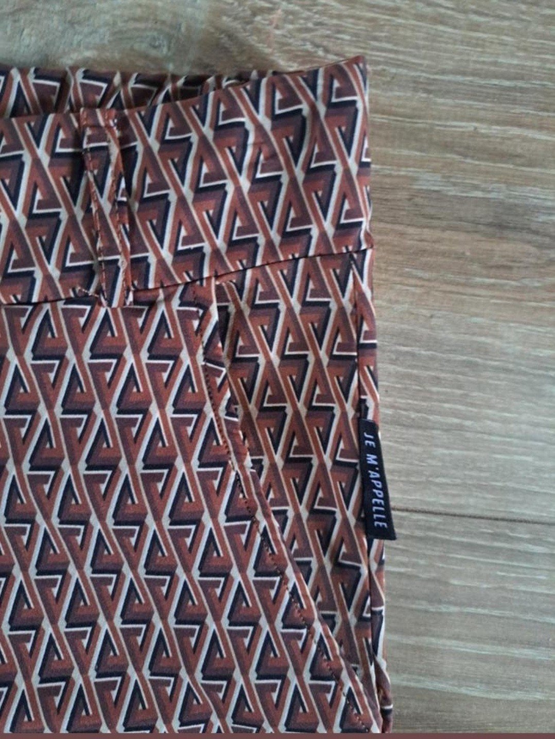 Je m'appelle.  Gave travelstof broek maat M, Kleding | Dames, Maat 38/40 (M), Je m'appelle, Ophalen of Verzenden, Zo goed als nieuw
