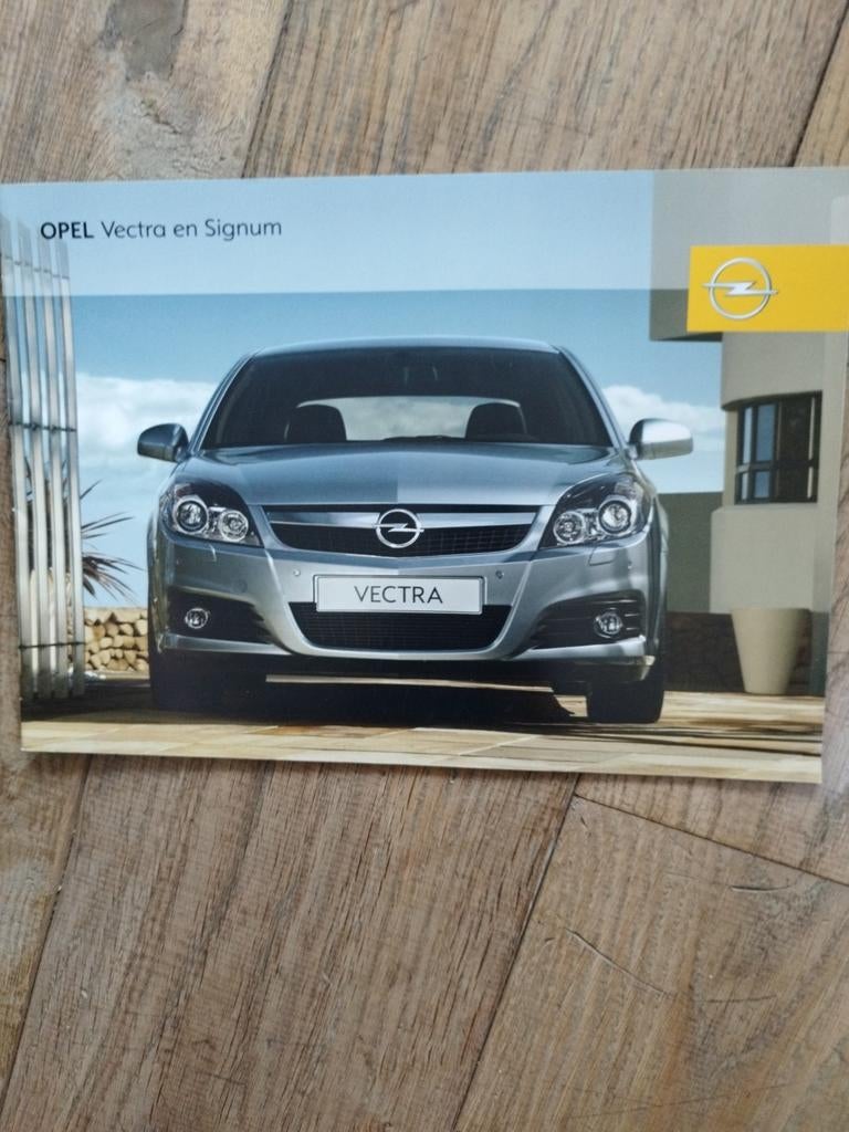Opel Vectra en Signum brochure uit 2005 - Nederlands, Opel, Zo goed als nieuw, Opel, Ophalen of Verzenden