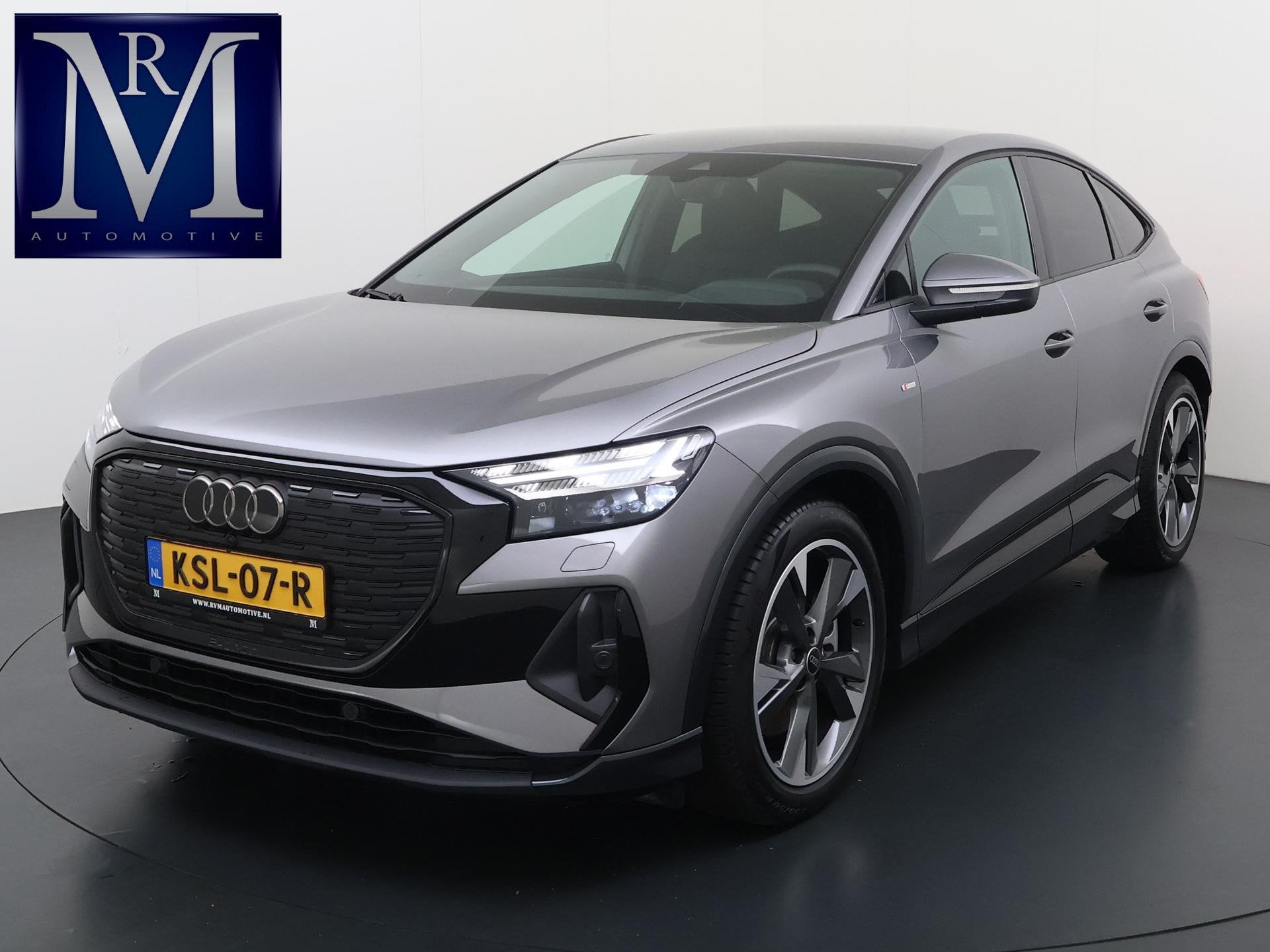 Audi Q4 Sportback e-tron 45 S Edition 82 kWh SOH 96% | S-Ext, Auto's, Automaat, Achterwielaandrijving, Gebruikt, Zwart