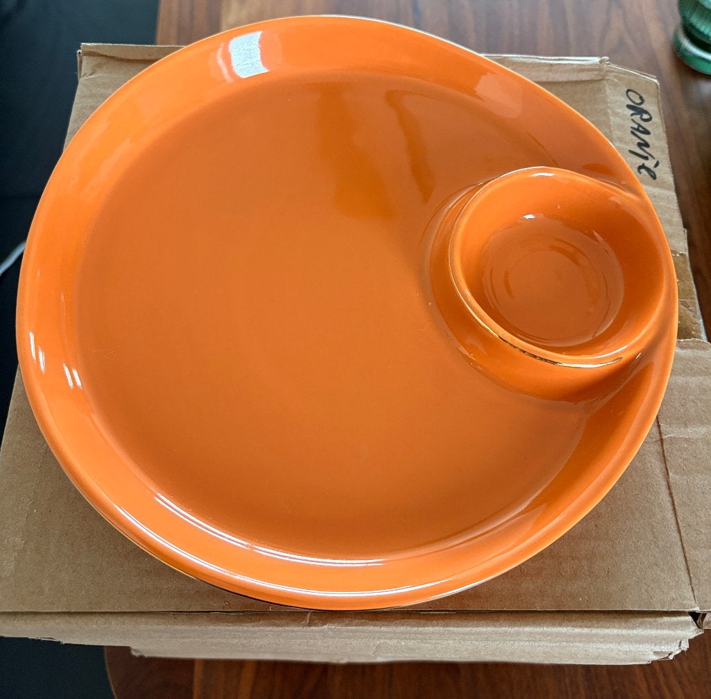 7x Riverdale Tapasschaal Oranje 23cm - nieuw, Nieuw, Ophalen of Verzenden, Bord(en), Effen