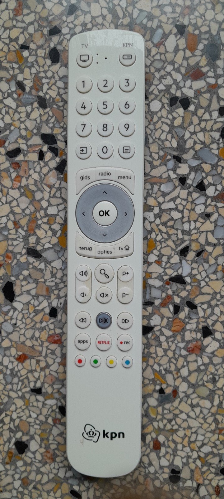 KPN afstandsbediening voor TV en ontvanger, Ophalen of Verzenden, Gebruikt, Origineel, Tv