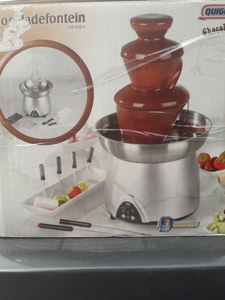 Chocoladefontein, Ophalen, Zo goed als nieuw