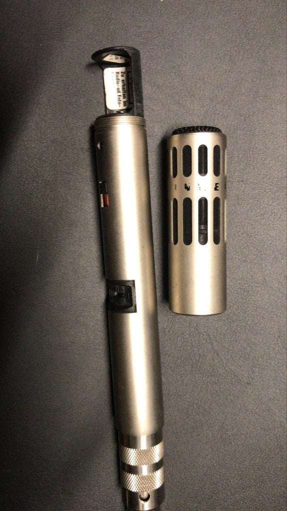 Sennheiser ME 40 K3 N Vintage Microfoon+small tuchel to XLR, Ophalen of Verzenden, Gebruikt