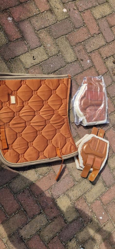 Equestrian stockholm orange brink full set, Dieren en Toebehoren, Paarden en Pony's | Dekens en Dekjes, Ophalen of Verzenden