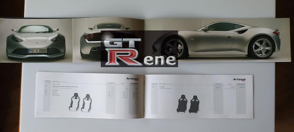 Artega GT 2007 Unieke Brochure Folder zeldzaam, Ophalen of Verzenden, Zo goed als nieuw, Overige merken
