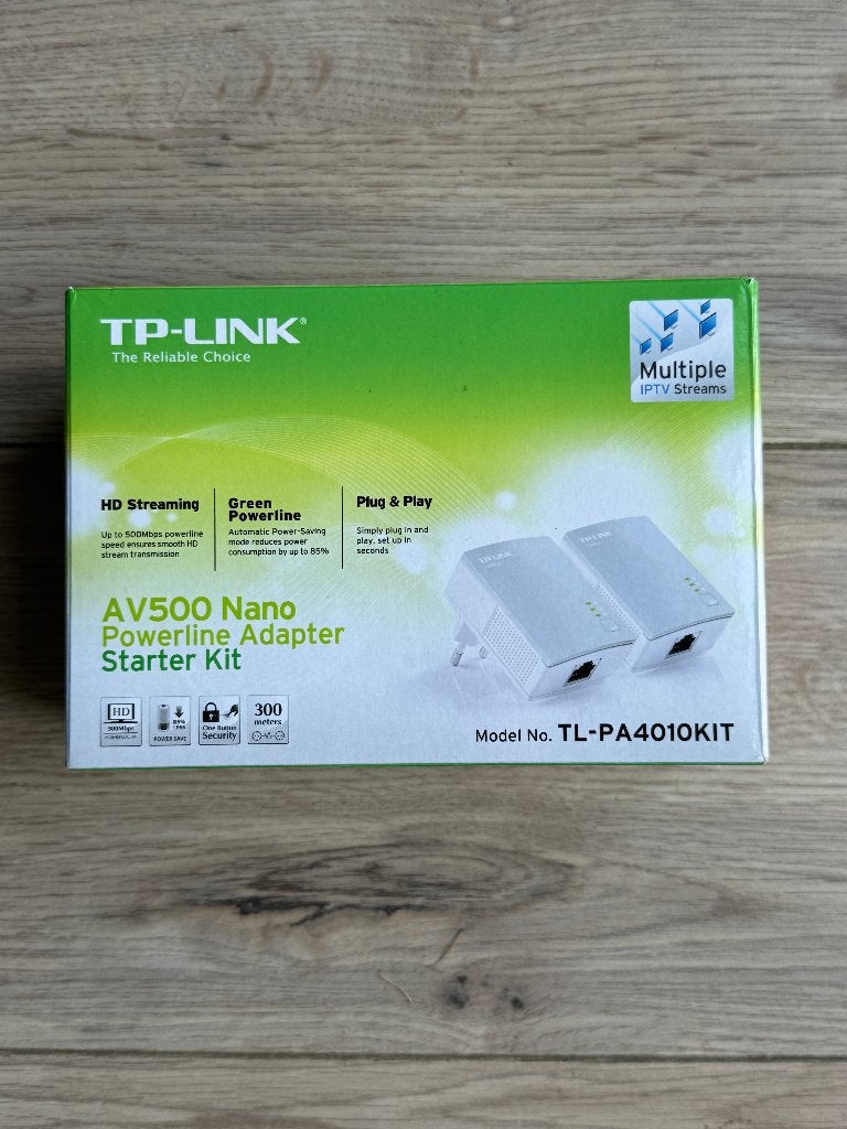 TP-Link AV500 Nano Powerline Adapter Starter Kit, Ophalen of Verzenden, Nieuw, Tp link