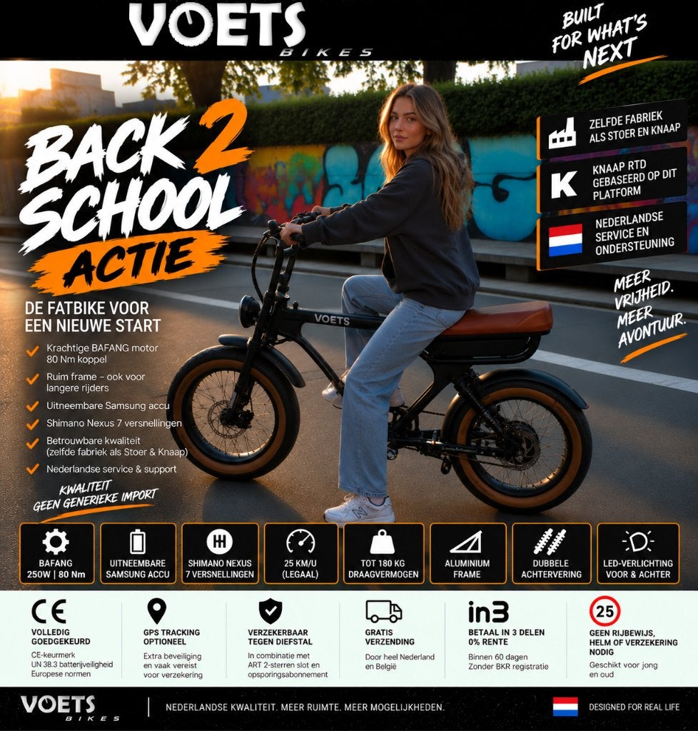 VOETS Fatbike - Nieuw | BAFANG 80 Nm | 25 km/u | NL Service, Overige merken, Nieuw, Ophalen of Verzenden, 59 cm of meer