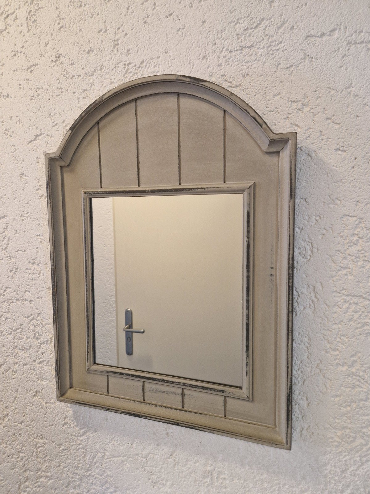 Decoratieve spiegel met sierlijke lijst, Ophalen, Minder dan 50 cm, Gebruikt, Minder dan 100 cm