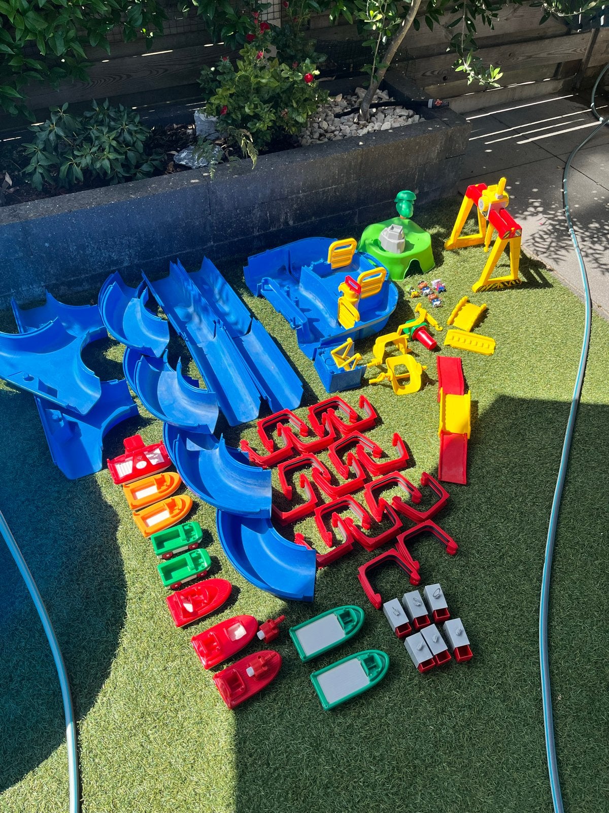 AquaPlay waterbaan set met kraan en uitbreiding, Kinderen en Baby's, Ophalen of Verzenden, Zo goed als nieuw