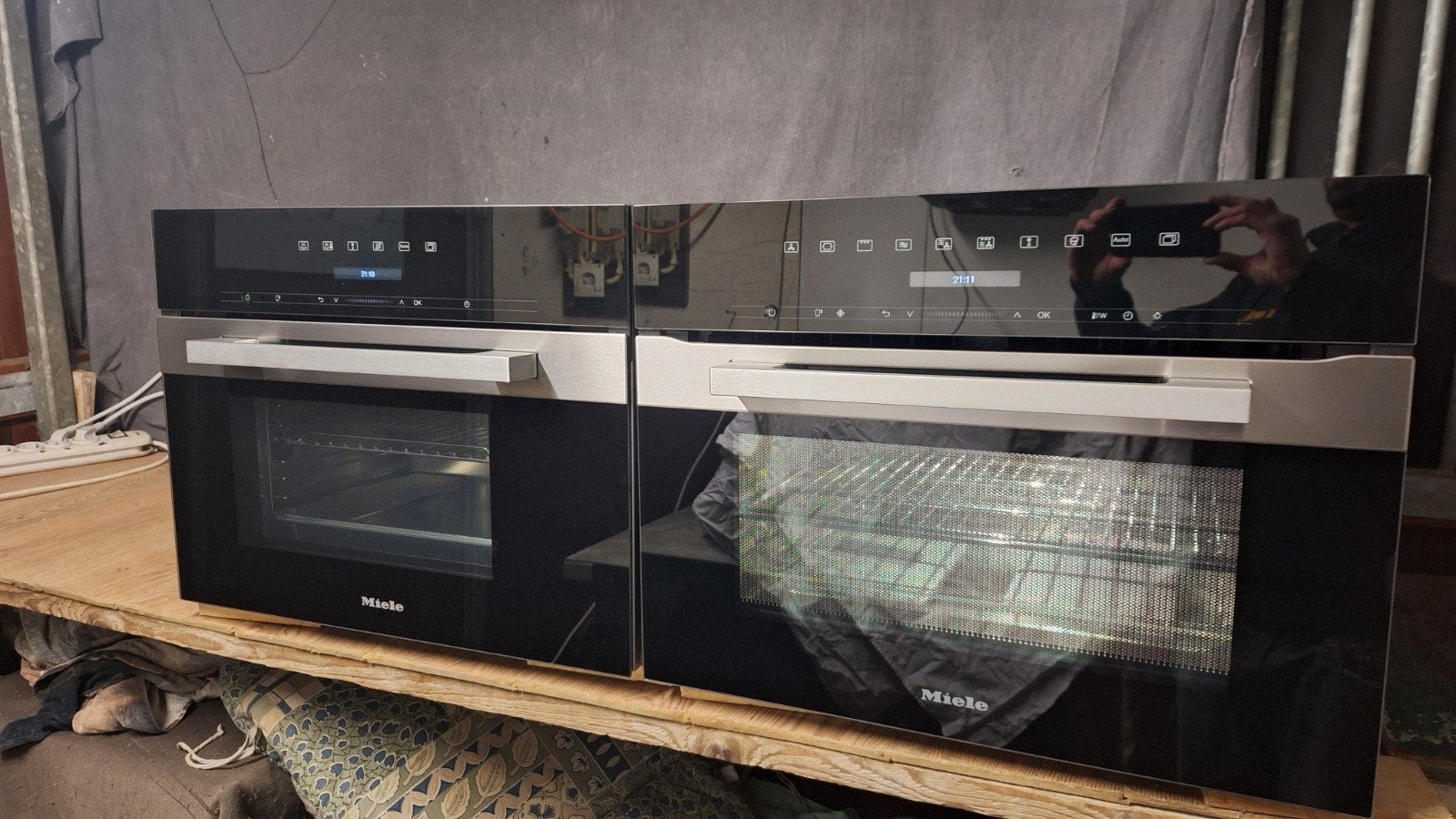 Zeer nette Miele combi oven magnetron met grill H7240BM, Witgoed en Apparatuur, Ovens, Ophalen, 45 tot 50 cm, Inbouw, Miele