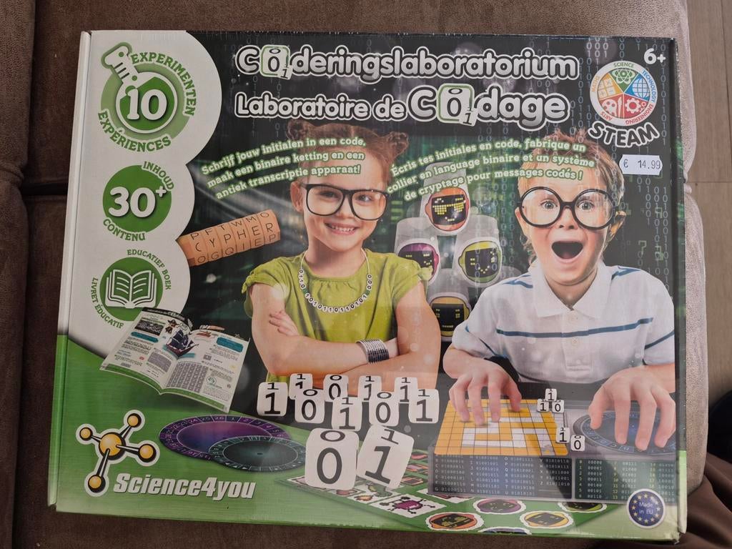 Coderings laboratorium, Ophalen of Verzenden, Nieuw, Puzzelen