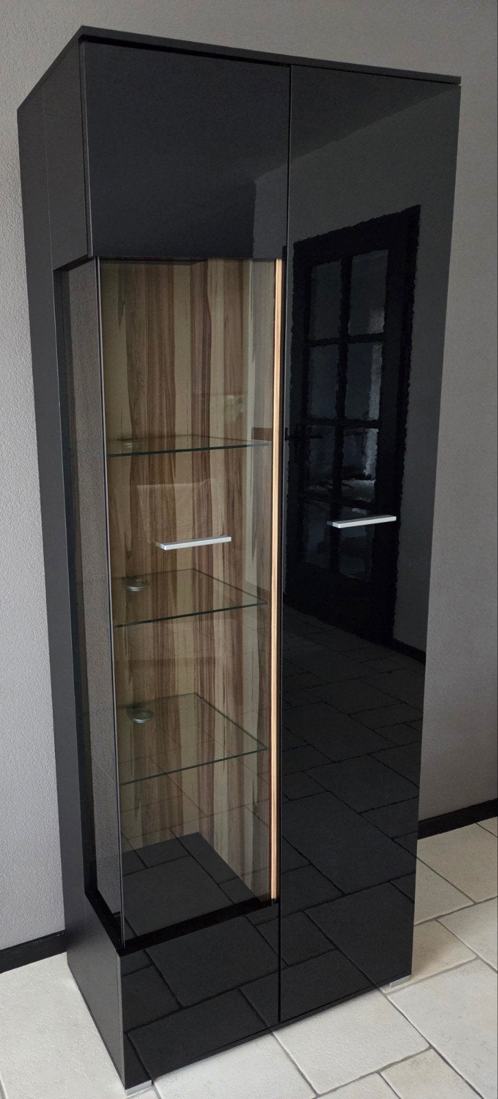 Vitrinekast, Ophalen, Gebruikt, 50 tot 100 cm, 150 tot 200 cm