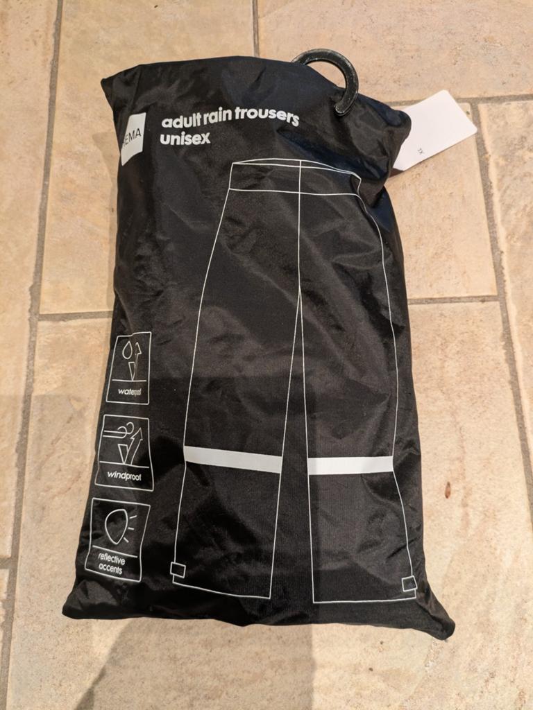 Hema Unisex Regenbroek - Waterdicht en Winddicht, Caravans en Kamperen, Regenkleding, Ophalen, Nieuw, Regenbroek, Heren