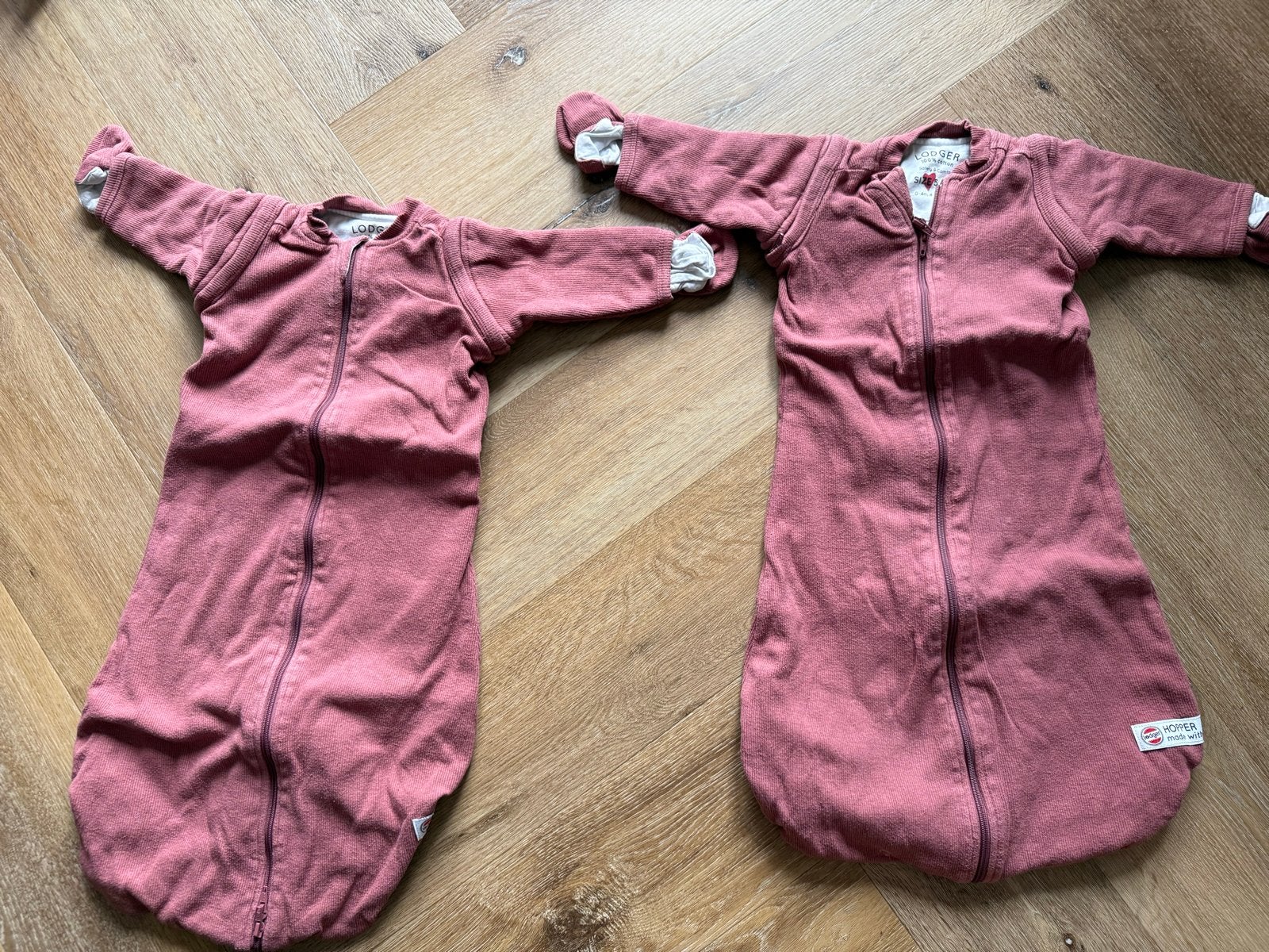 2x Lodger Hopper slaapzakken maat 50-62 roze, Lodger, Ophalen of Verzenden, Zo goed als nieuw, Roze