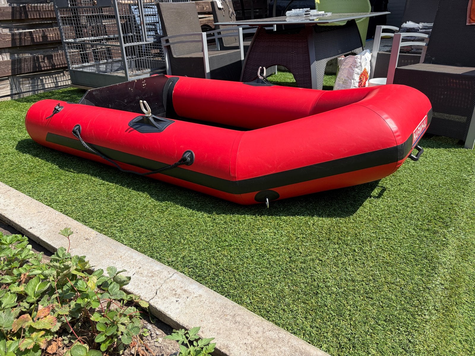 Narwhal opblaasboot - Ideaal voor plezier op het water!, Ophalen, Gebruikt, Hout, Overige merken