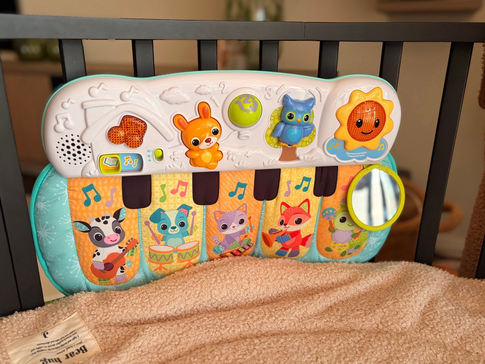 Vtech piano box speelgoed tummy time, Kinderen en Baby's, Speelgoed | Babyspeelgoed, Ophalen, Zo goed als nieuw, Overige typen