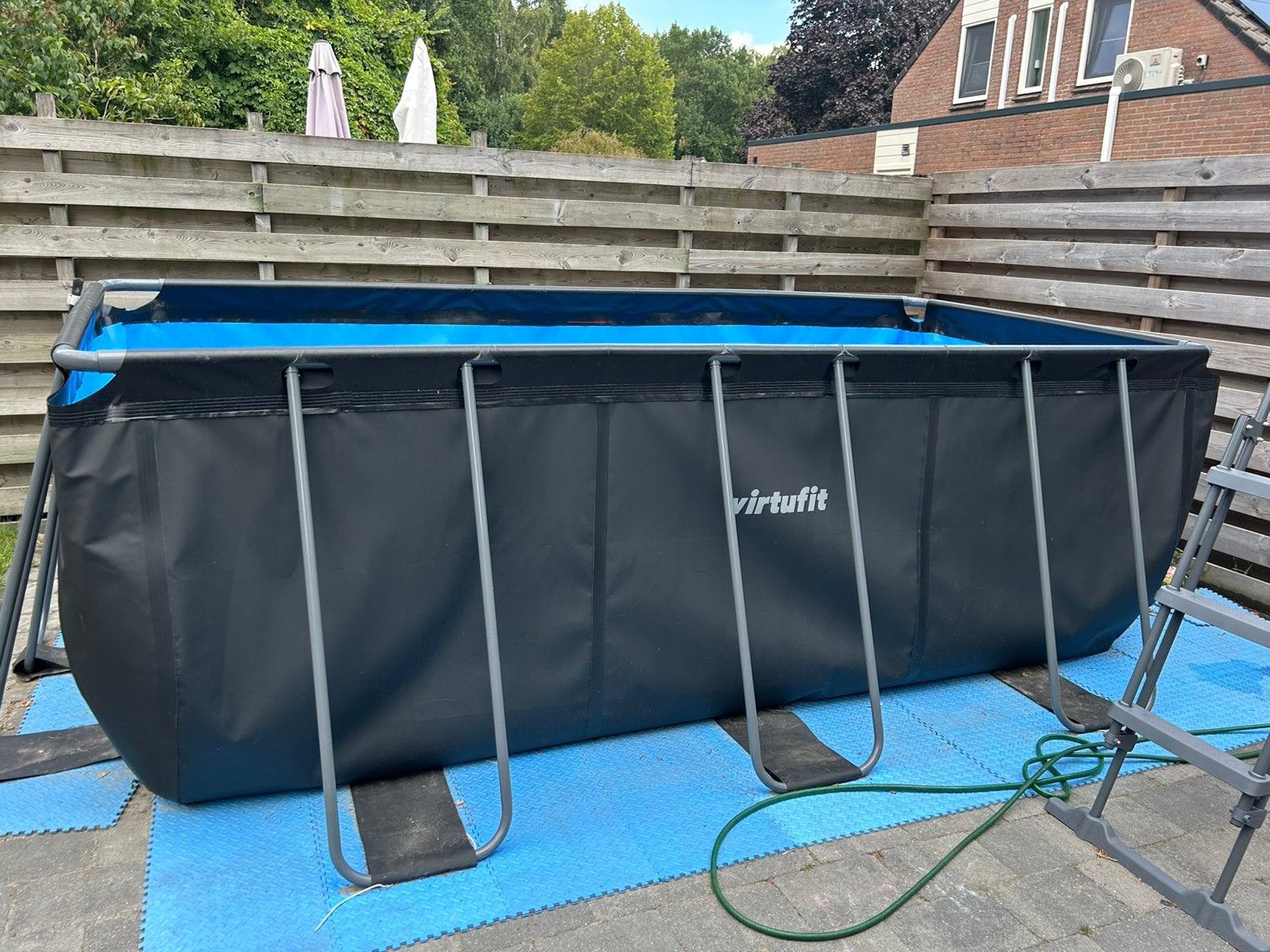 Zwembad Virtufit 400x200x122, Ophalen, 200 tot 300 cm, Zo goed als nieuw, Rechthoekig