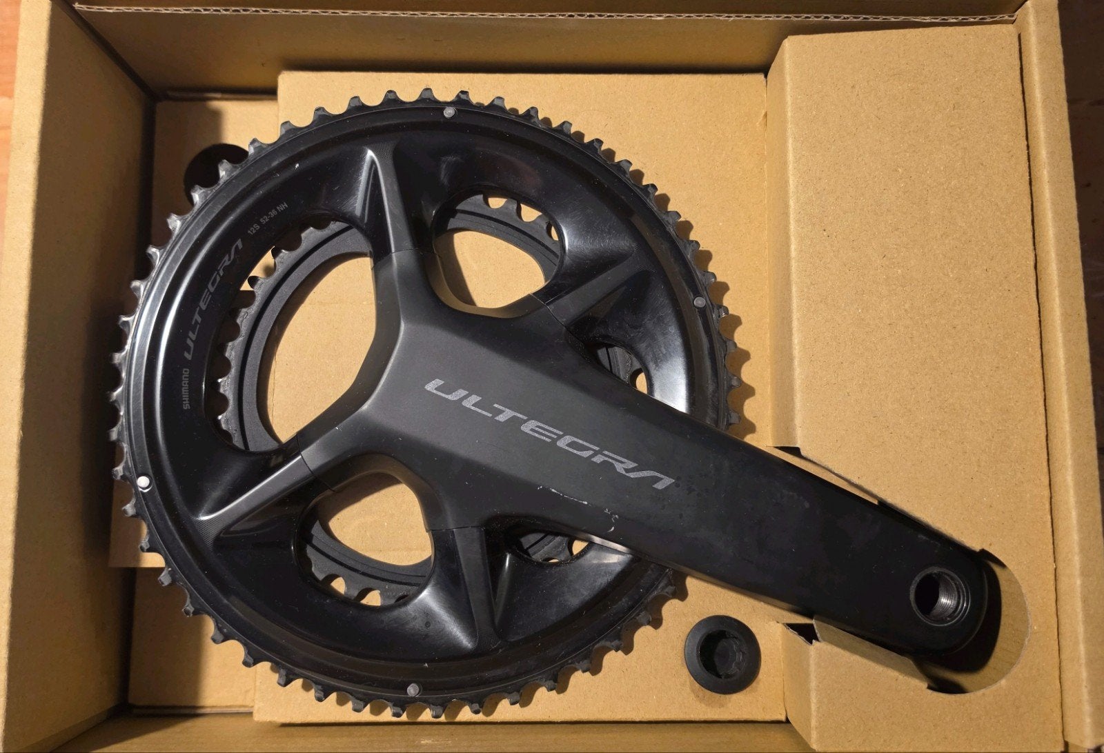 Shimano Ultegra 12s Crankstel met 4iiii 3+ Powermeter, Crankstel of Pedalen, Verzenden, Racefiets, Zo goed als nieuw