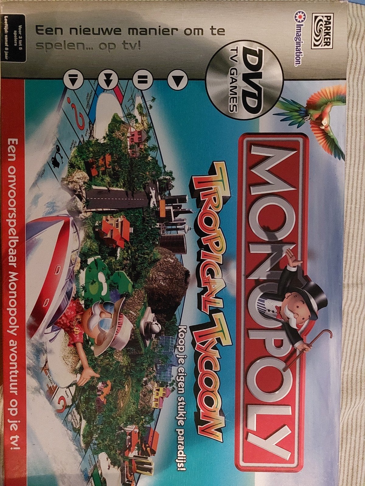 Monopoly Tropical Tycoon DVD TV Games, Een of twee spelers, Ophalen of Verzenden, Gebruikt, Parker