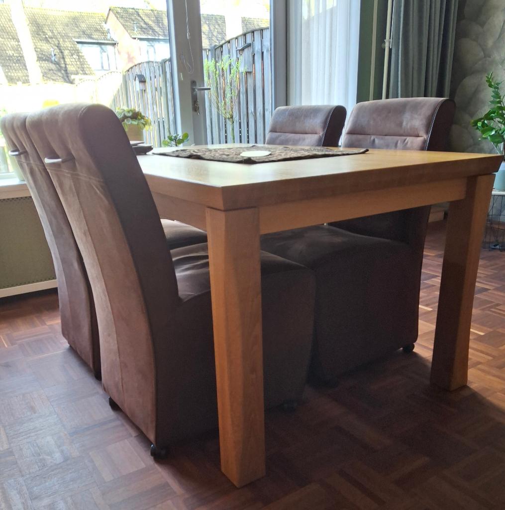 Eettafel Frodo, Ophalen, Frodo, 100 tot 150 cm, Eikenhout