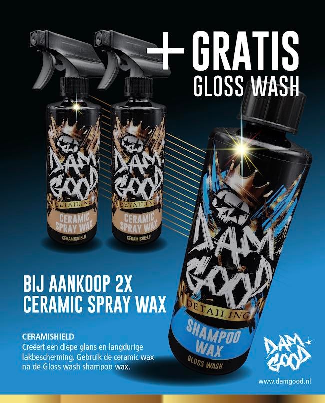 Damgood Ceramic Spray Wax ACTIE!!, Auto diversen, Onderhoudsmiddelen, Verzenden